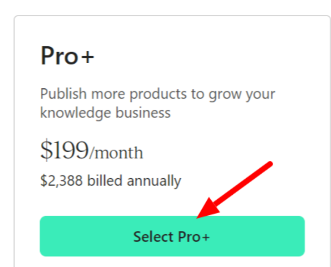 Click On Compare Plans And Select The Pro+