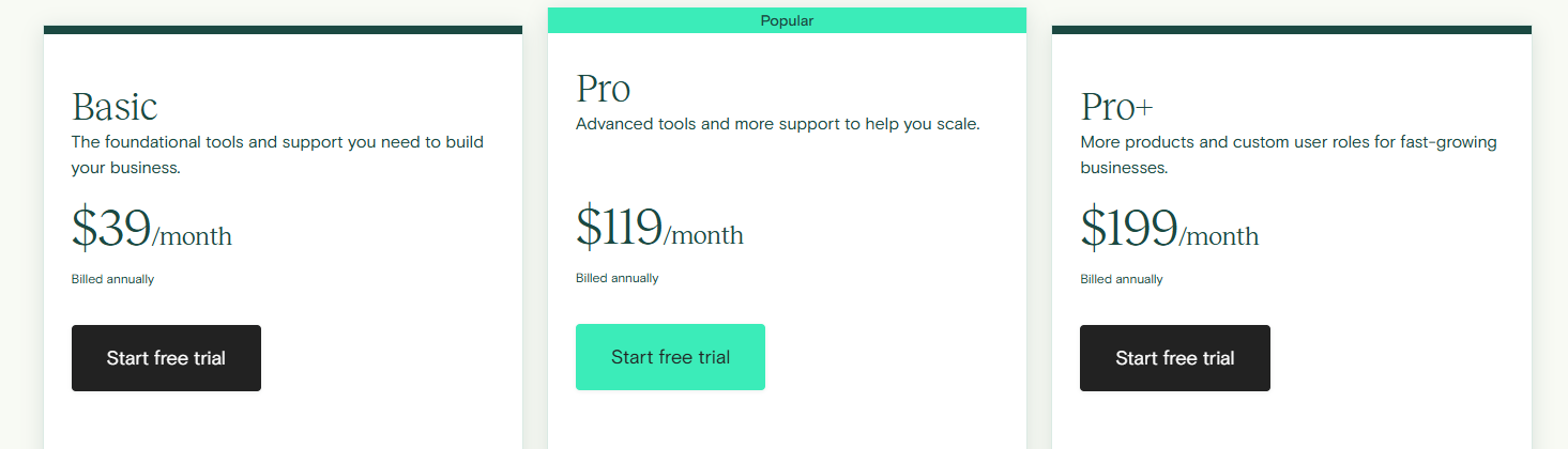 Teachable Pricing Page Teachable Pricing Page