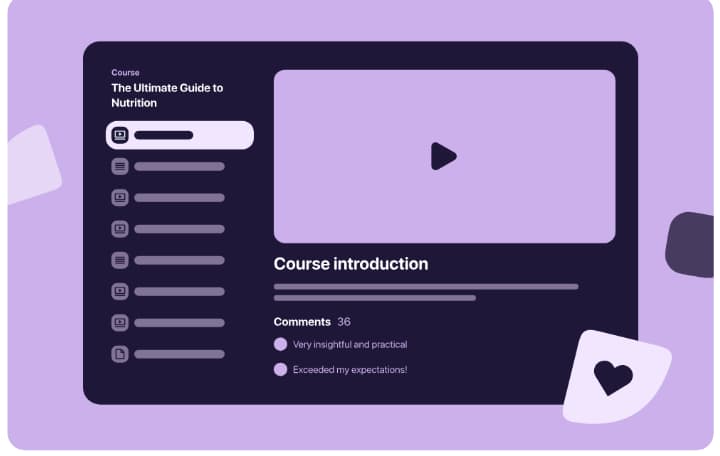 Podia's Course Creation Approach Podia's Course Creation Approach
