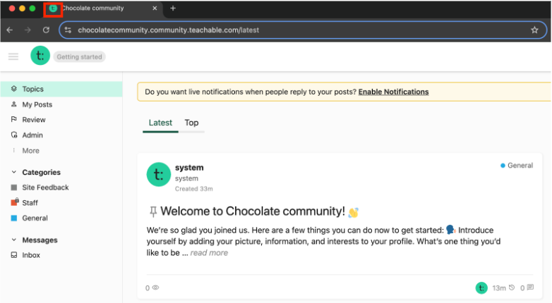 Teachable Community Features Teachable Community Features