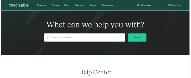 Teachable Customer Support Teachable Customer Support