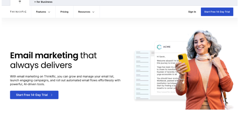 Thinkific Email Marketing Thinkific Email Marketing