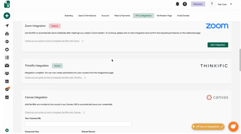 Thinkific Integrations Thinkific Integrations