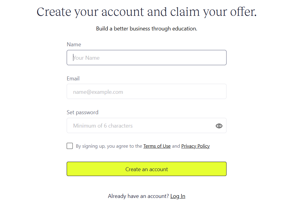 New Teachable Account